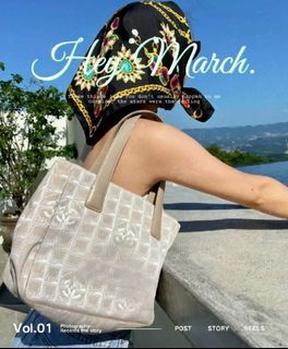 #已售出#自用正品Chanel奶茶色托特包 香奈兒 媽咪包 媽媽包 手提袋 #23換季包 tote bag