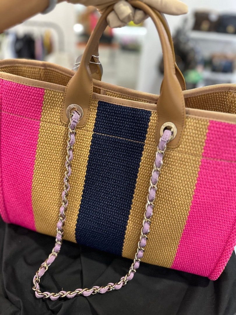 Chanel beach bag 30 cm., Women's Fashion, Bags & Wallets, Beach Bags on  Carousell