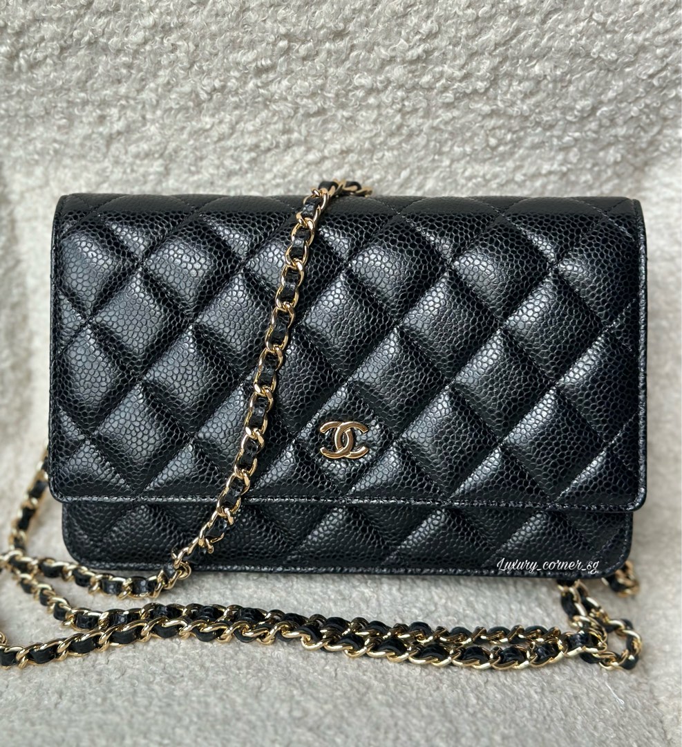 CHANEL CLASSIC WOC BLACK CAVIAR GHW Luxury Bags