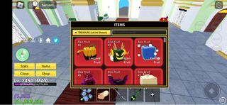 SALE ] Blox Fruit, Permanent Leo , Light , Ice , Kilo , and Chop, All  Gamepass except Dark Blade and Fruit Notifier, Max Storage 3