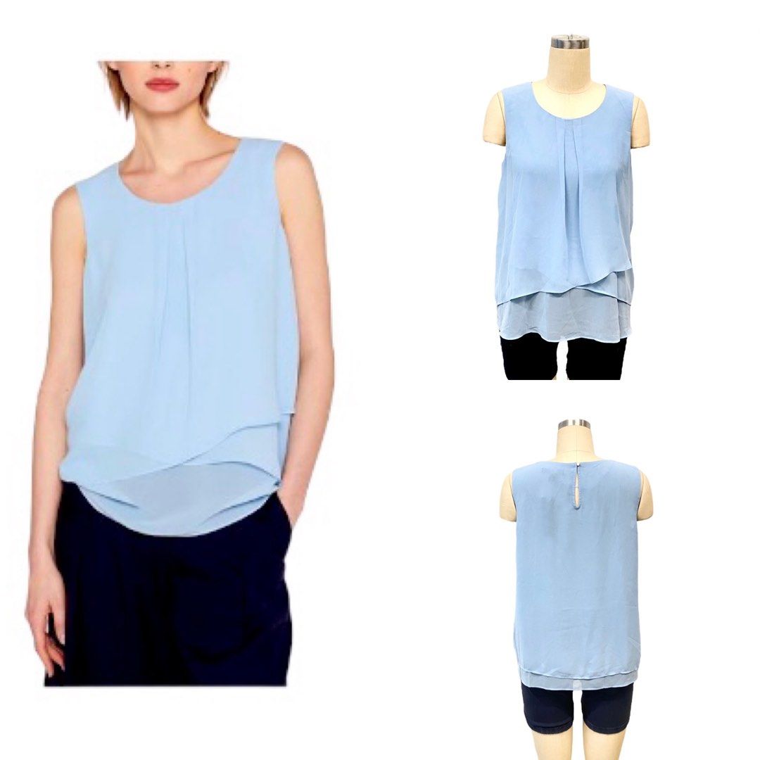 CHIFFON RUFFLE TANK