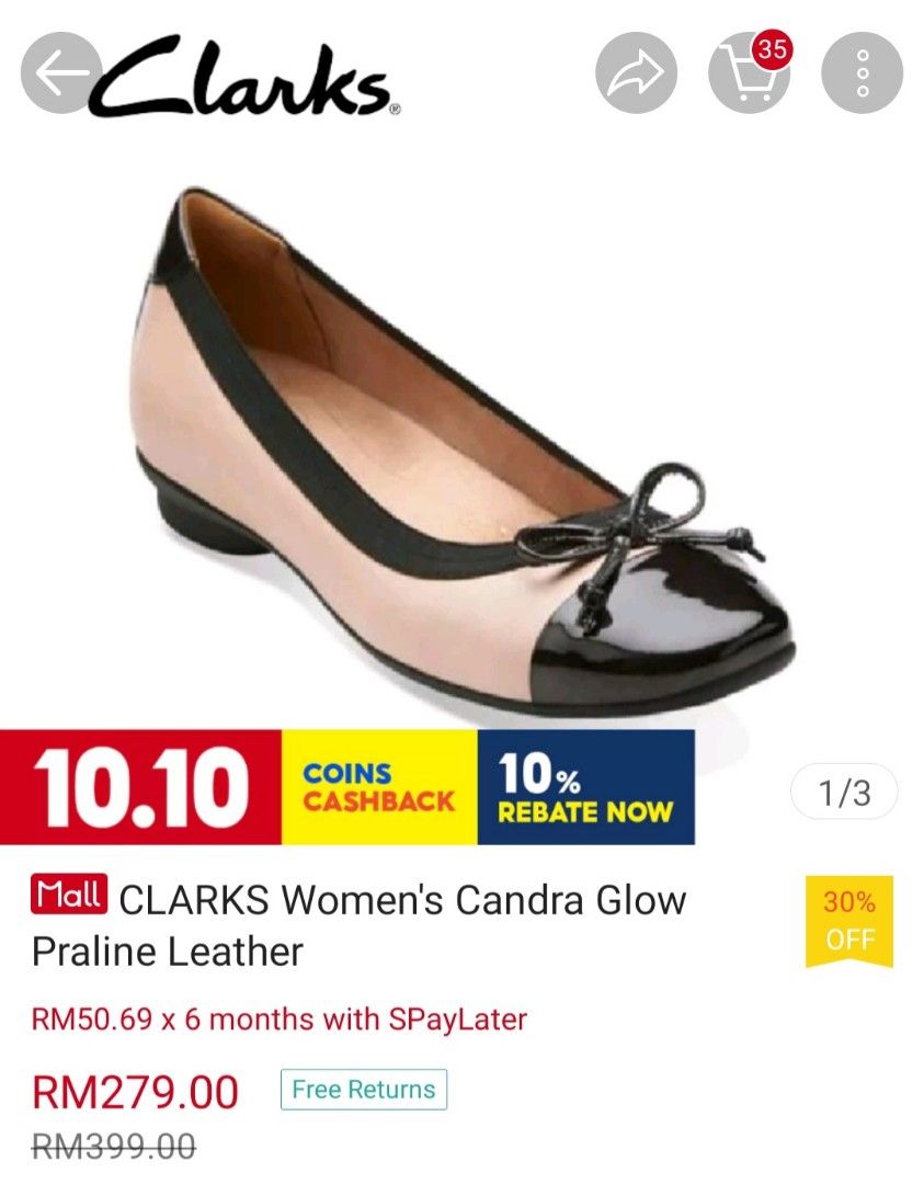 Clarks candra online glow shoes