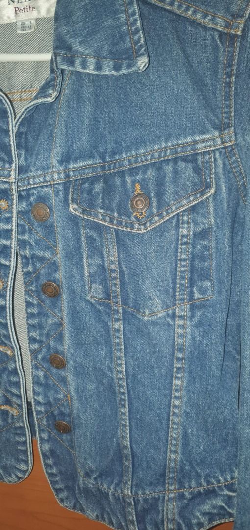 Classic Fitted Denim Jacket Next UK