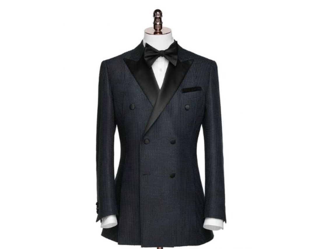 Mens double shop breasted tuxedo