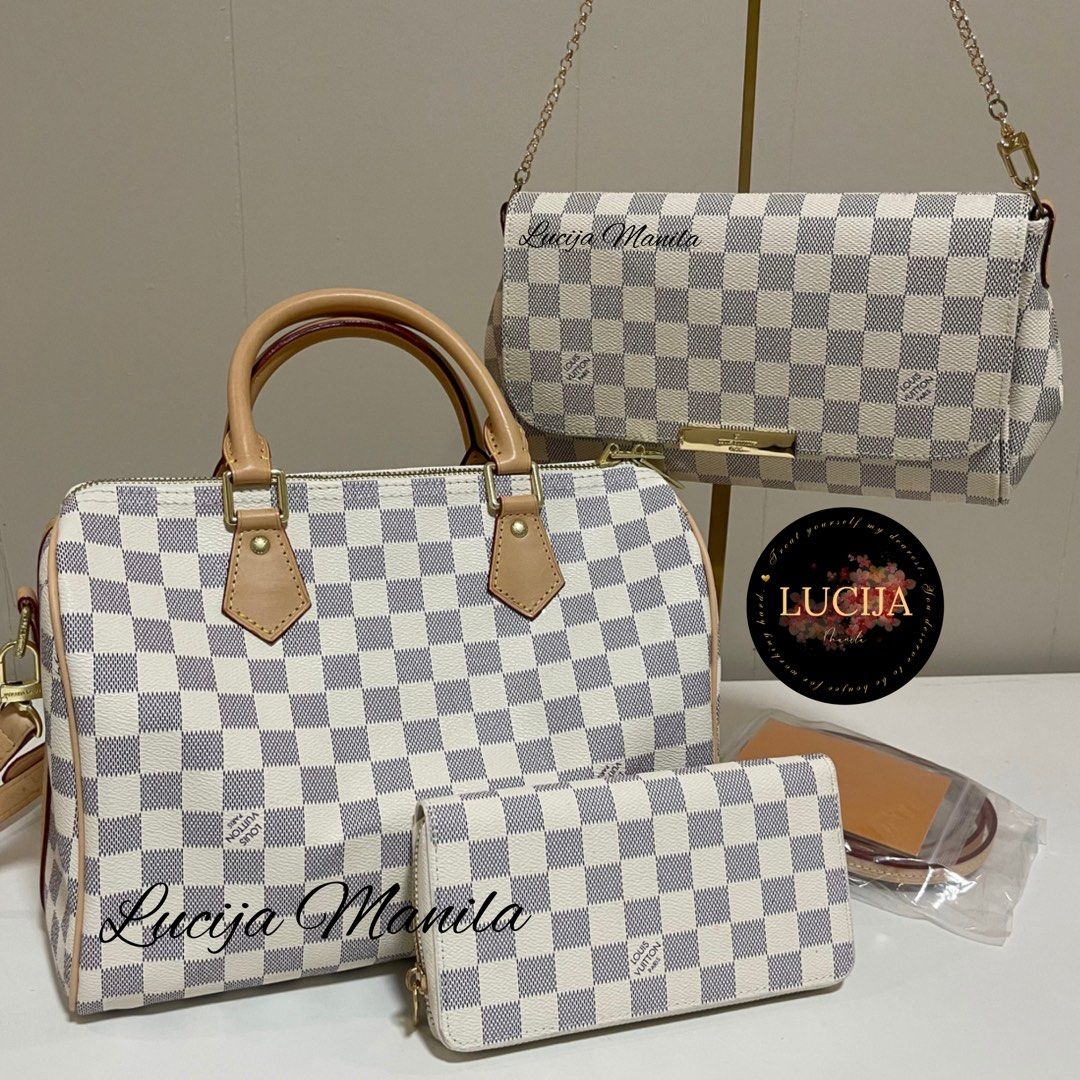 Clearance Sale! LV Bandou LV Fave Azur, Women's Fashion, Bags & Wallets,  Cross-body Bags on Carousell