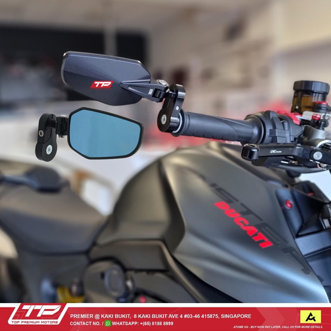 Cnc racing store bar end mirrors
