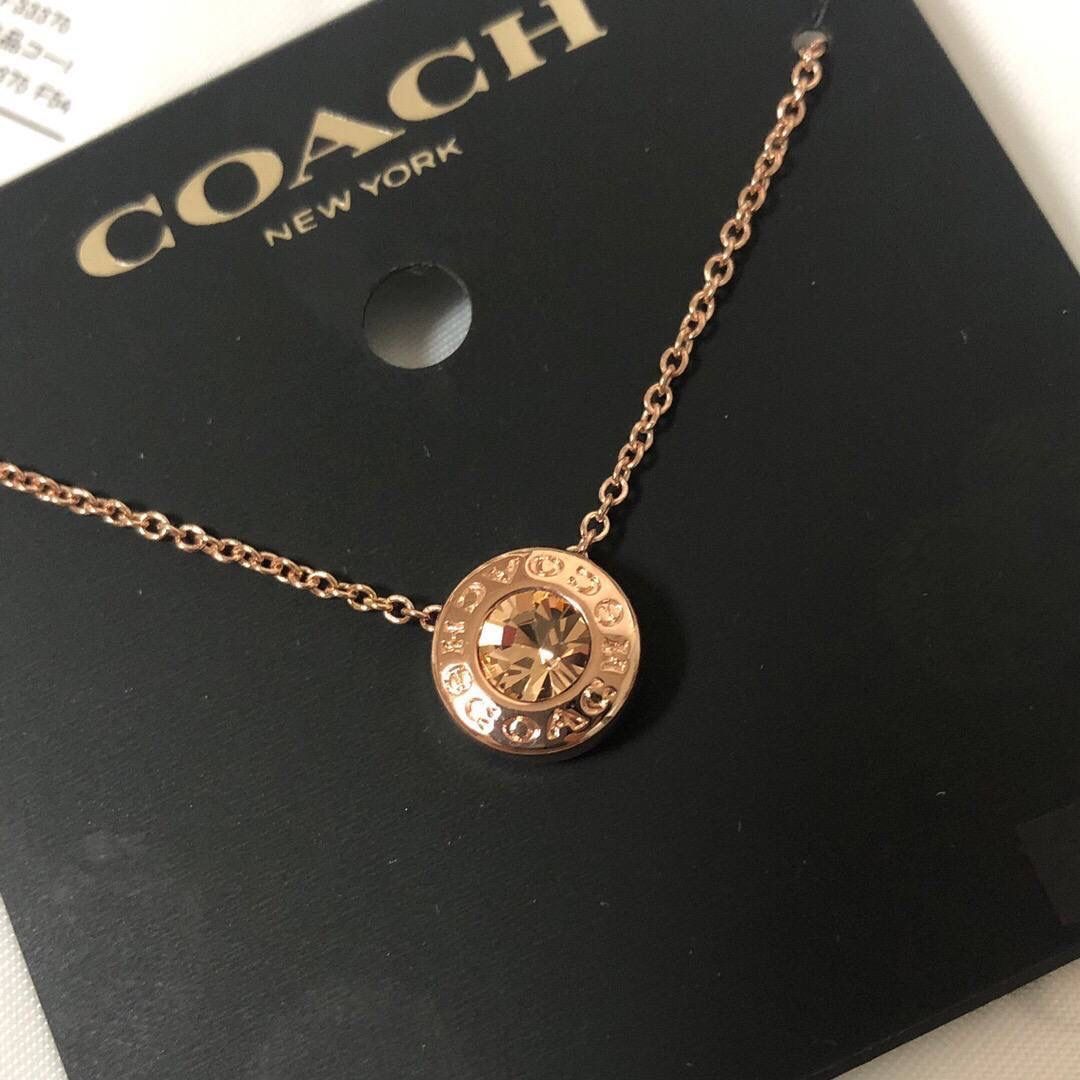 Coach necklace hotsell round