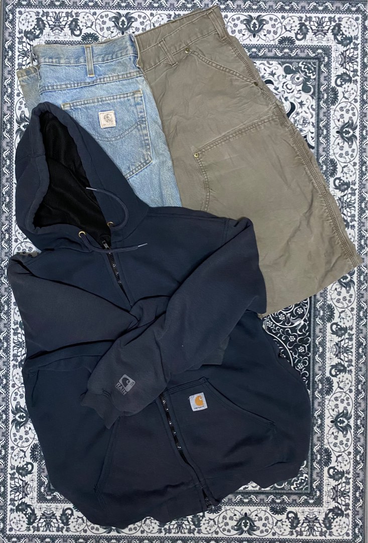 Carhartt hot sale denim hoodie