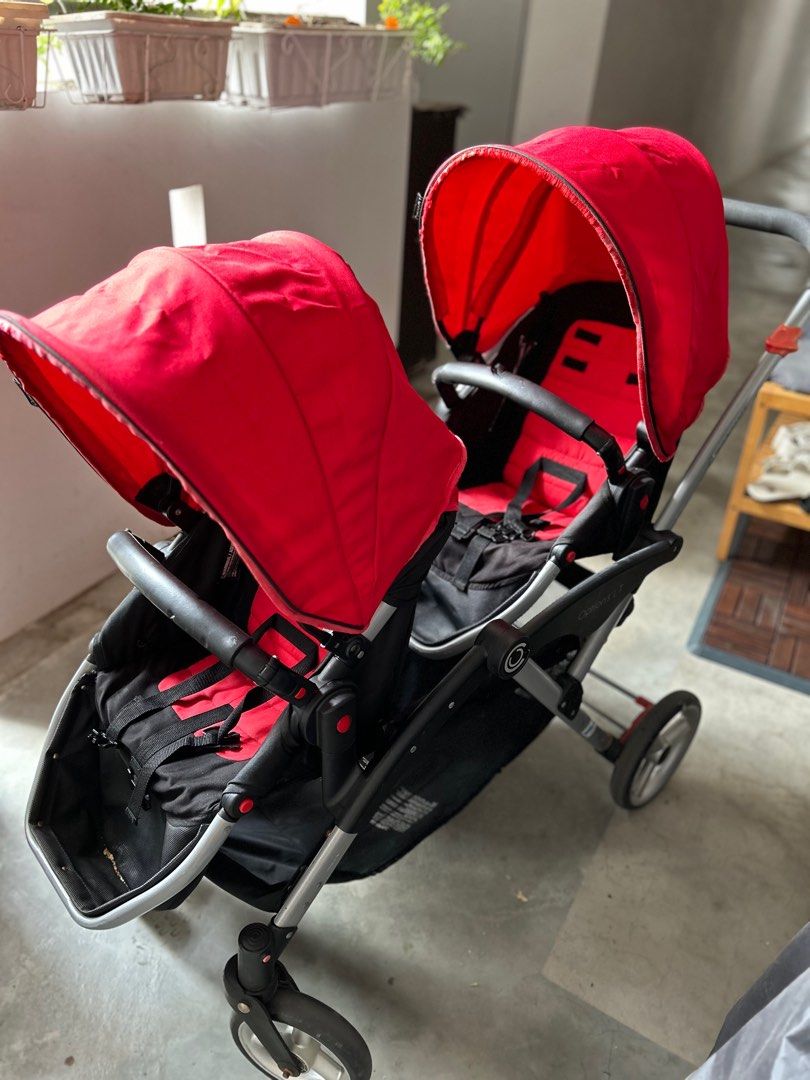 Contour options double stroller