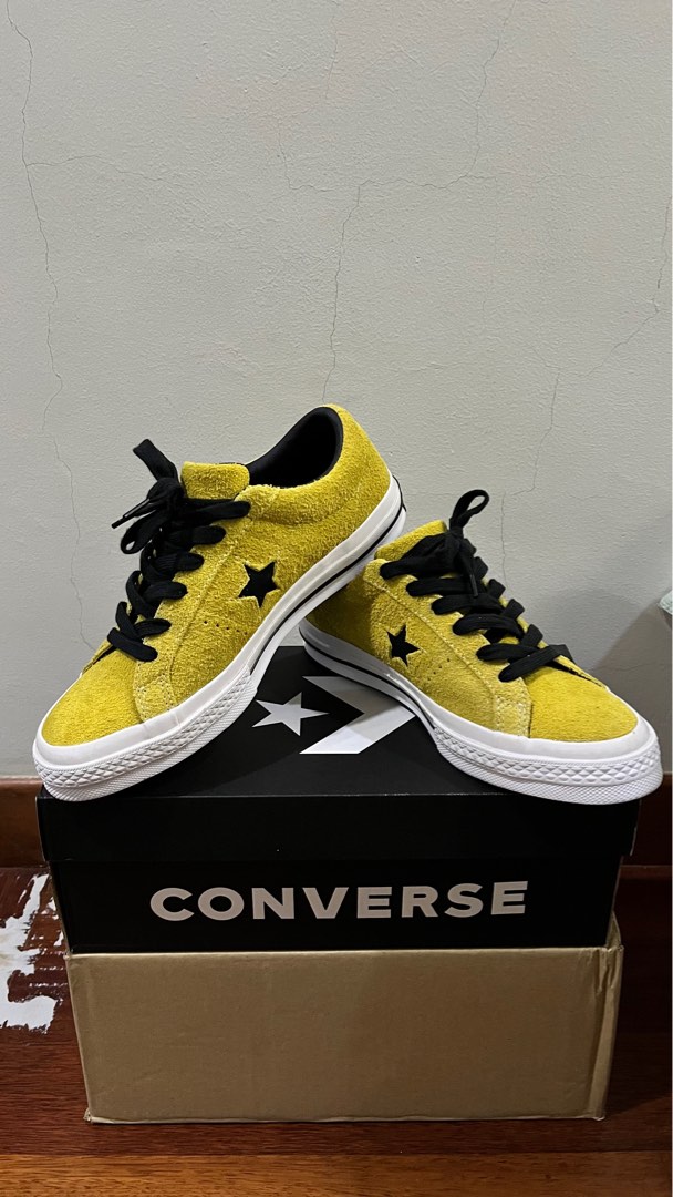 Converse One Star kuning mustard Men s Fashion Footwear