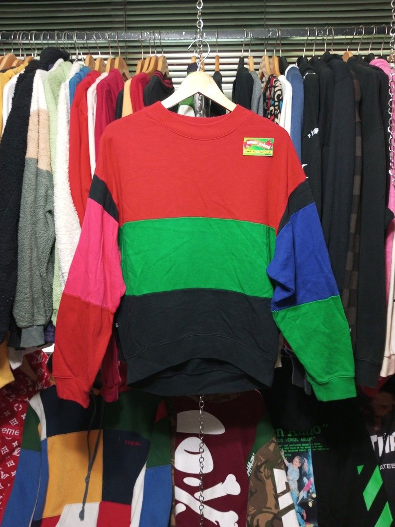Acne studios color block sweater discount