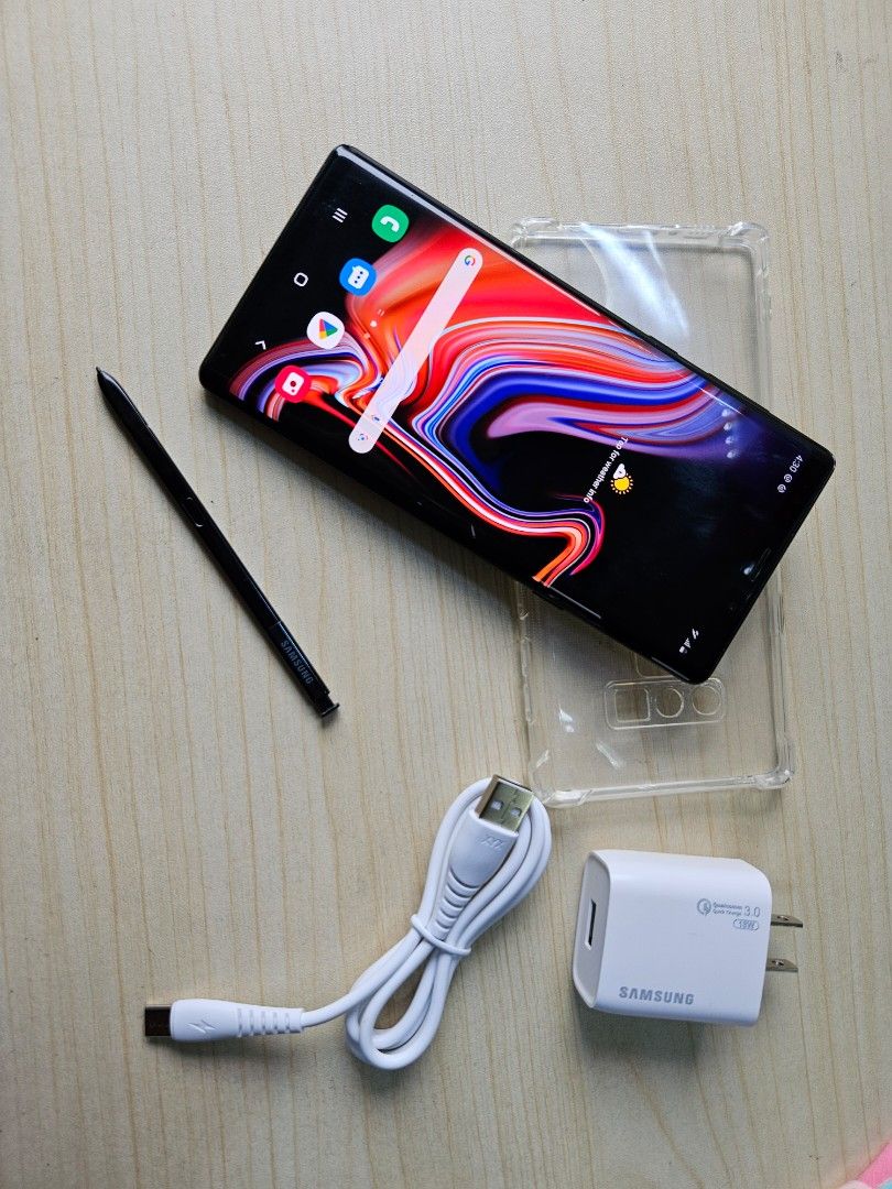 Damsung Note 9 (Category: Samsung) located in Quezon City. Submitted by mubrogadgets (Listing ID 1258192432, Image 1). Description: SAMSUNG NOTE 9 dous No issue 🔥may slight amoled burn lang/not vissible 🔥Smooth pang gaming and pang gamit 🔥For sure buyer only pass sa kuwentuhan lang 🔥good sa gaming/super high quality display🎮🕹 🔥super ganda ng camera 🔥No history of repair 🔥pass sa straight swap good sa gaming/super high quality display🎮🕹