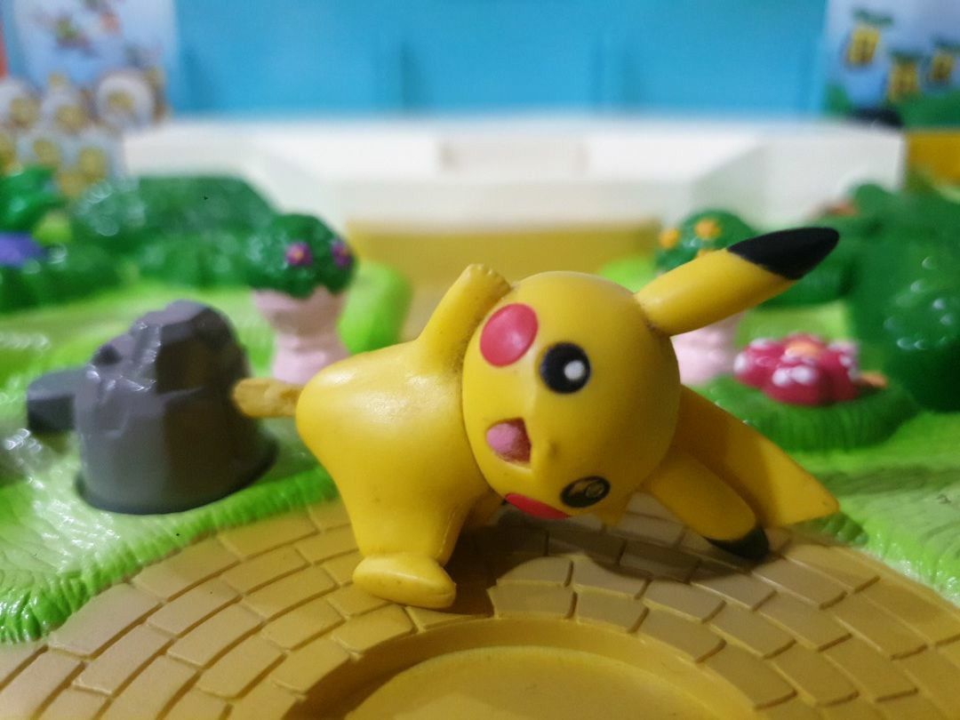 (Defect on eye) Pokemon Pikachu mini figure, Hobbies & Toys, Toys ...