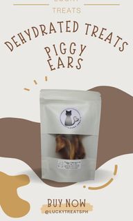 Dehydrated Pig Ear Strips - Piggy Ears