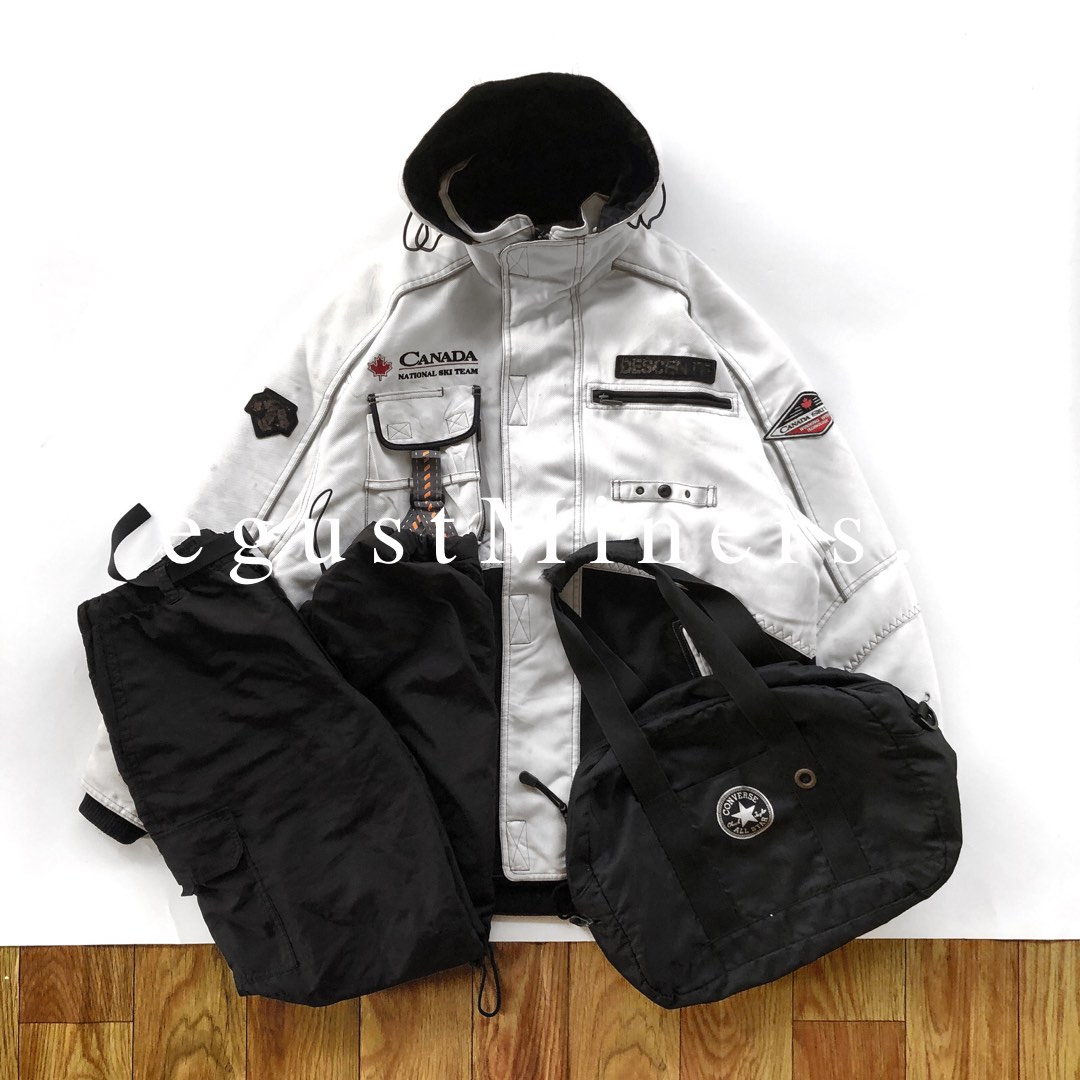 Descente Canada Ski Team Jacket, Fesyen Pria, Pakaian , Baju Luaran di