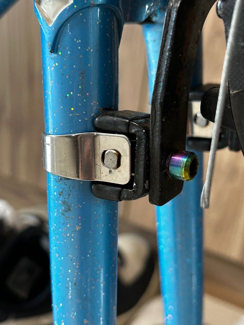 Track bike deals front brake