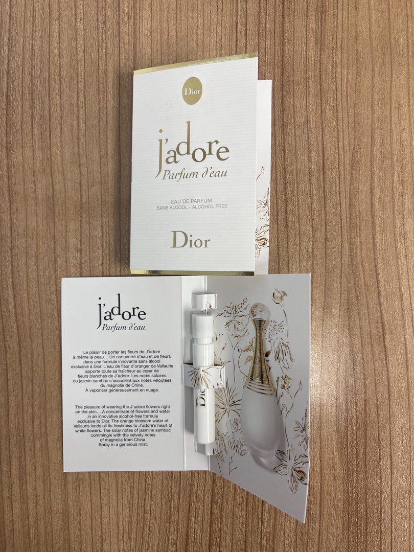 Dior 最新J'ADORE PARFUM D'EAU 香薰不含酒精（正貨）, 美容＆化妝品