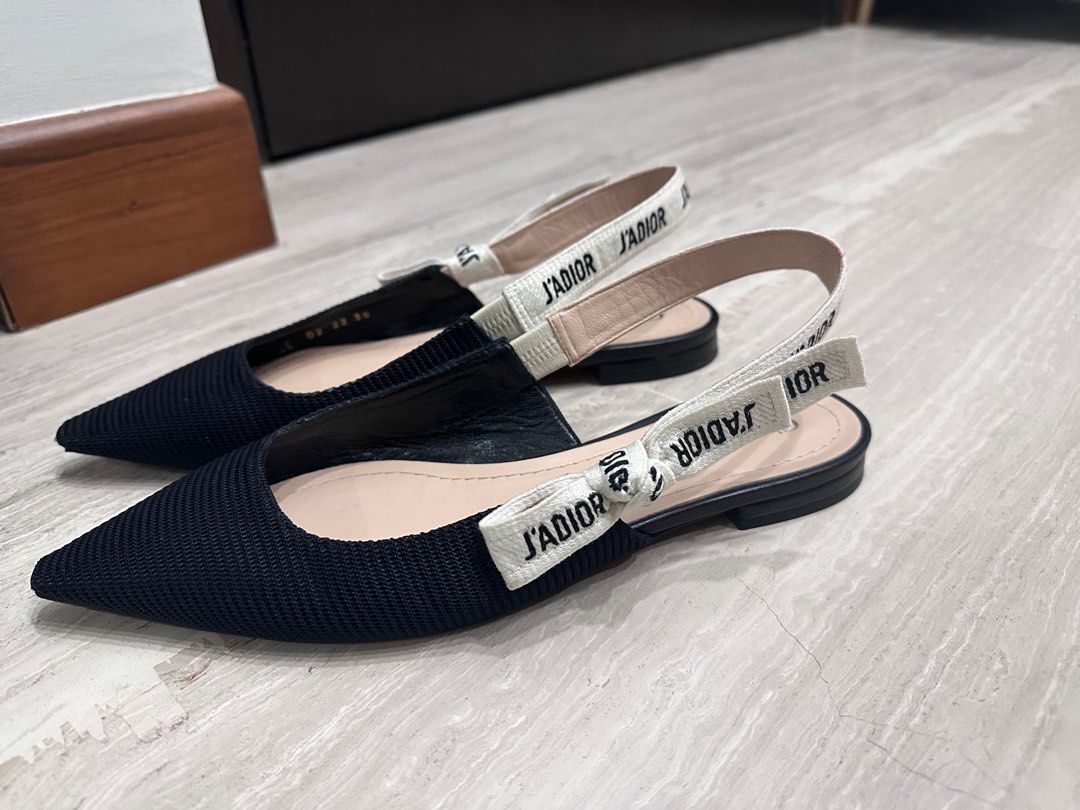 Christian dior online slingback flats