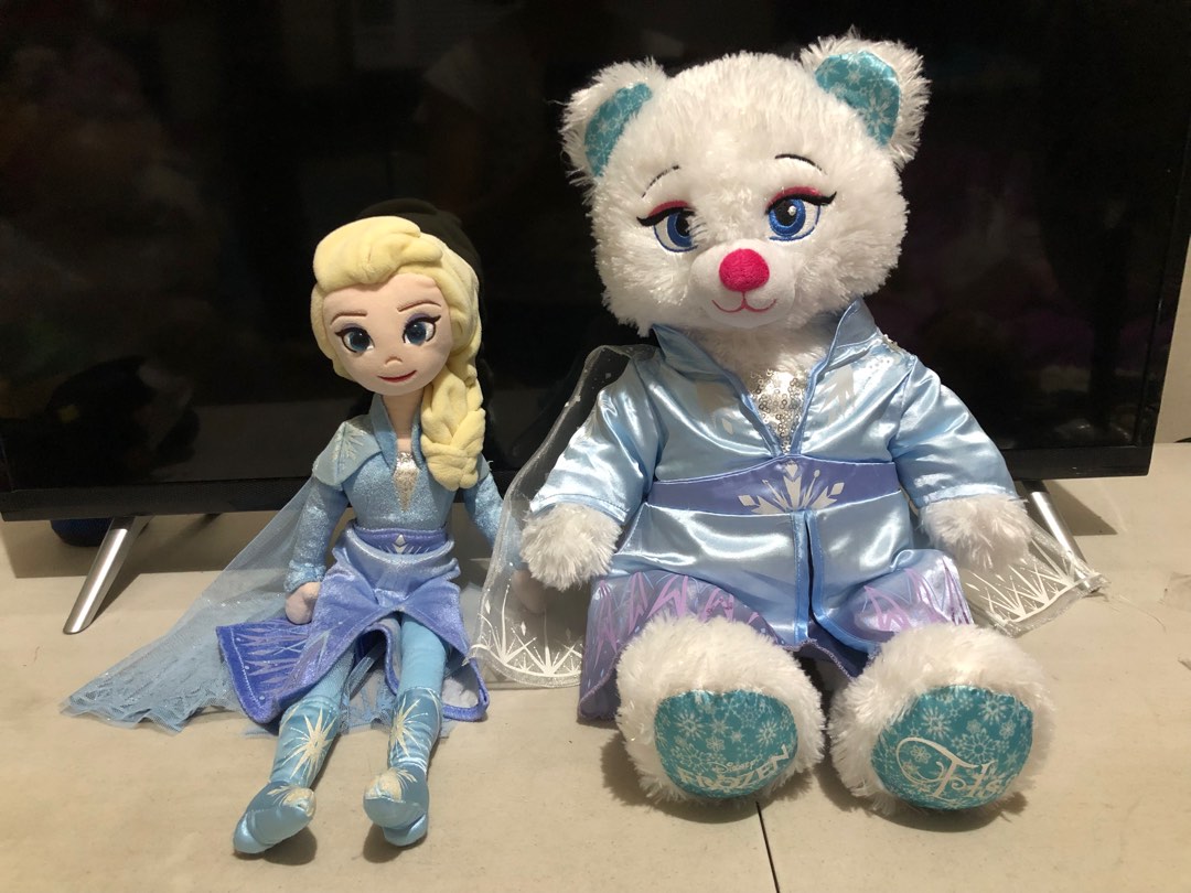 Elsa teddy bear hot sale