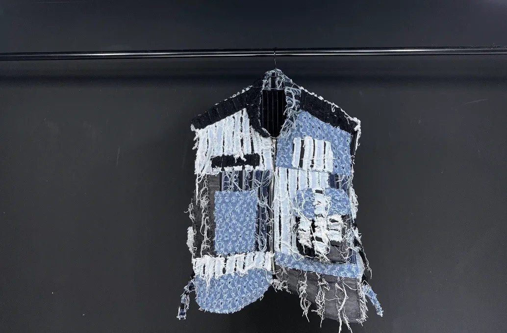 distressed boro frayed vest (Category: Coats, Jackets and Outerwear) located in Manila. Submitted by allinthiswall (Listing ID 1258191722, Image 1). Description: pre selling ⛓️⛓️ boro jacket heavily distressed boro frayed jacket😏🌐 Fits small to xl ( free size ) 2-3 weeks eta ( cuz made to order 😌 ) feel free to hit my dm for other pics and details! 💡 -12,000 🦋⚡️ a piece.. shipped 📧.