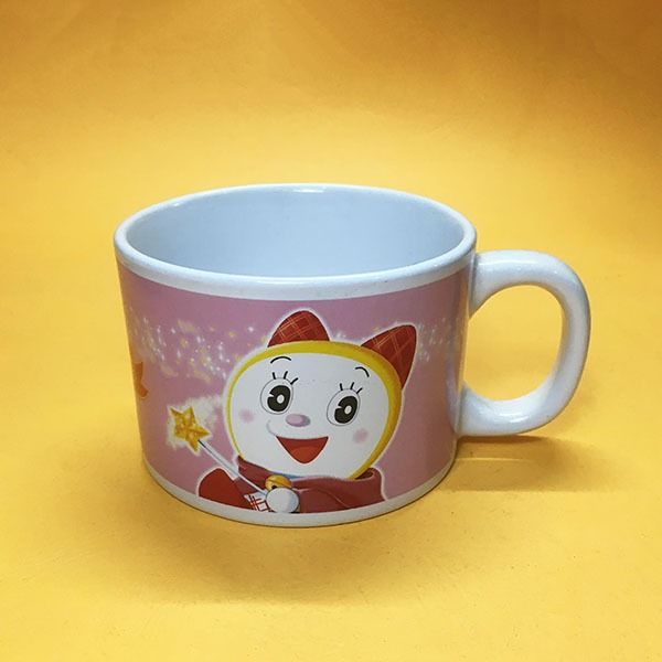 Doraemon Ceramic Cup (wide) (Category: Coffee & Tea Tableware) located in Mandaluyong City. Submitted by yula_noveltyfinds (Listing ID 1258112947, Image 1). Description: Perfect for a cottage core themed setting - Japan surplus - ceramic cup - good condition - size: approx: 4" (W) x 5.25" (L including handle) x 2.75" (H) These are surplus items please manage your expectations, thank you. Actual product color may vary from the images shown. Every 