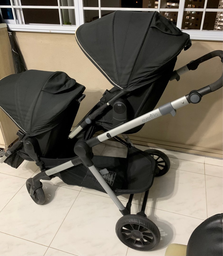 Double / Twin Stroller Evenflo Pivot Xpand, Babies & Kids, Going Out