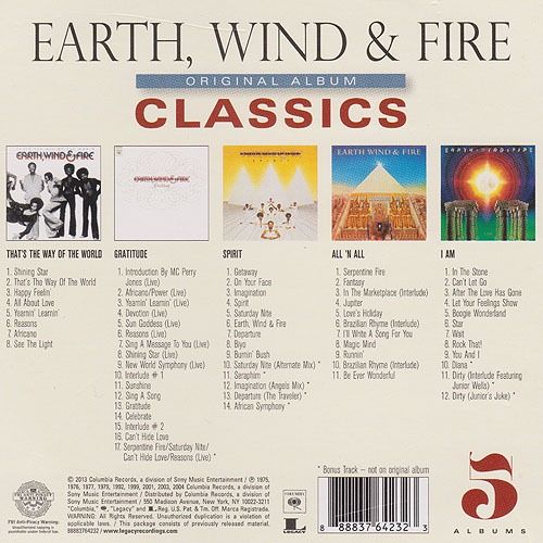 Earth Wind & Fire - Original Album Classics (5CD) Pop CD, Hobbies ...