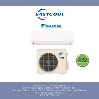 Daikin System 1/2/3/4/5 R32 Installation/Replacement [EASYCOOL] 