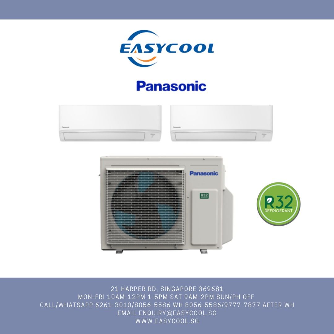 Panasonic System 1/2/3/4 R32 Installation/Replacement [EASYCOOL] , TV ...