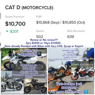 Cat d cheap motorcycle for sale