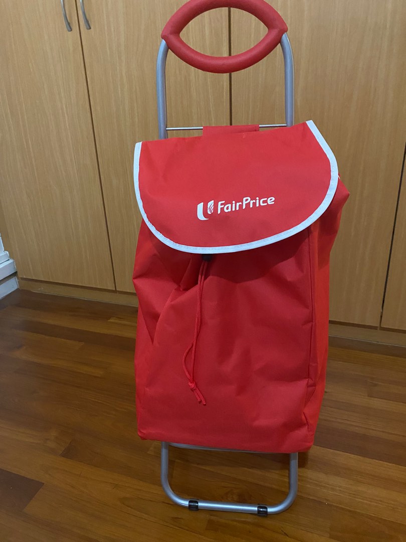 Fair Price Grocery Trolley Bag Red