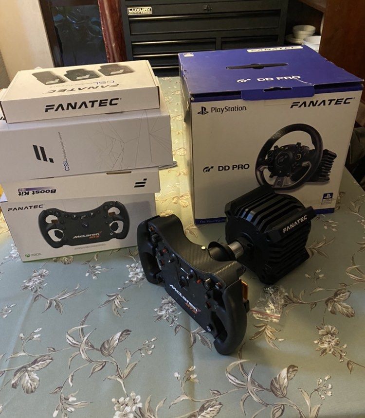 Fanatec DD Pro Racing Simulator Full Set, Video Gaming, Video Game ...