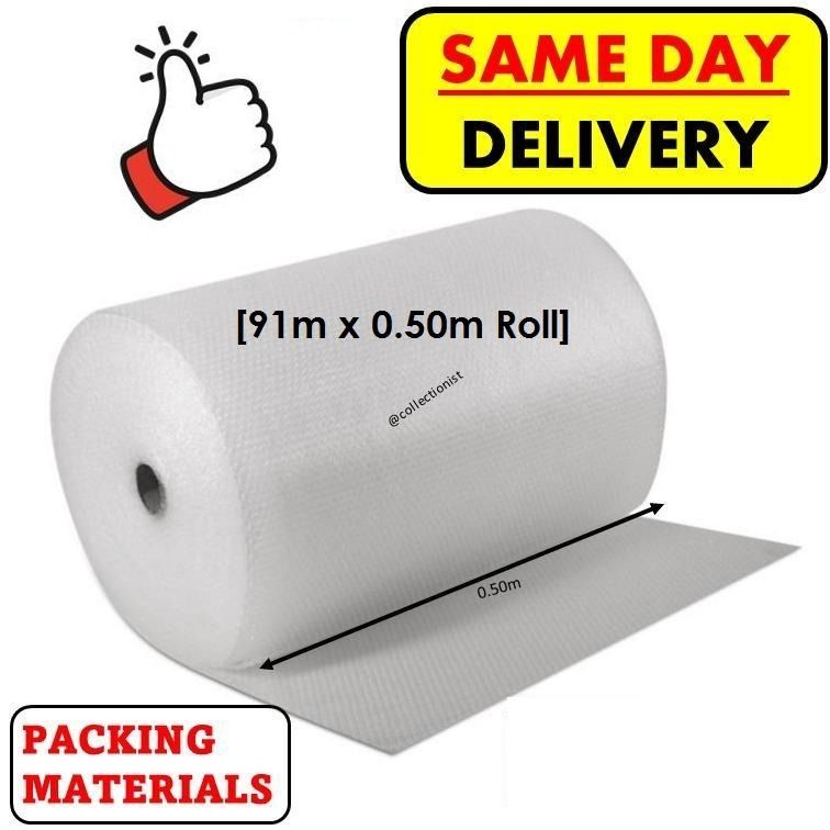 FASTEST DELIVERY Bubble Wraps Roll for Packing Shrink Wrap Cling Wrap Pallet Stretch Film Heavy Duty Trolley Corrugated Paper Mini
