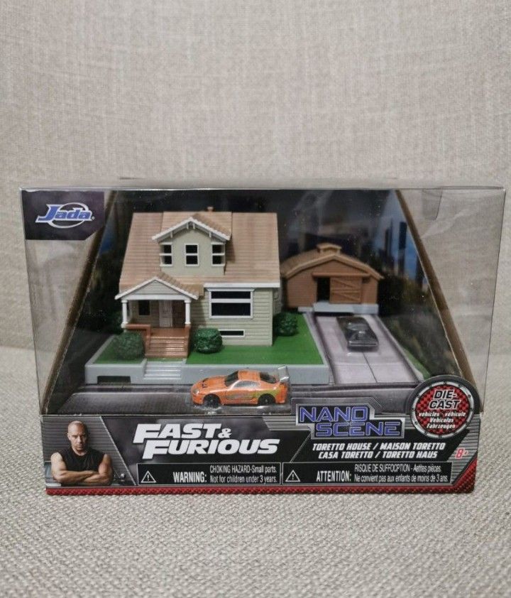 Fast & Furious Nano Scene Dom Toretto's House Maison Display