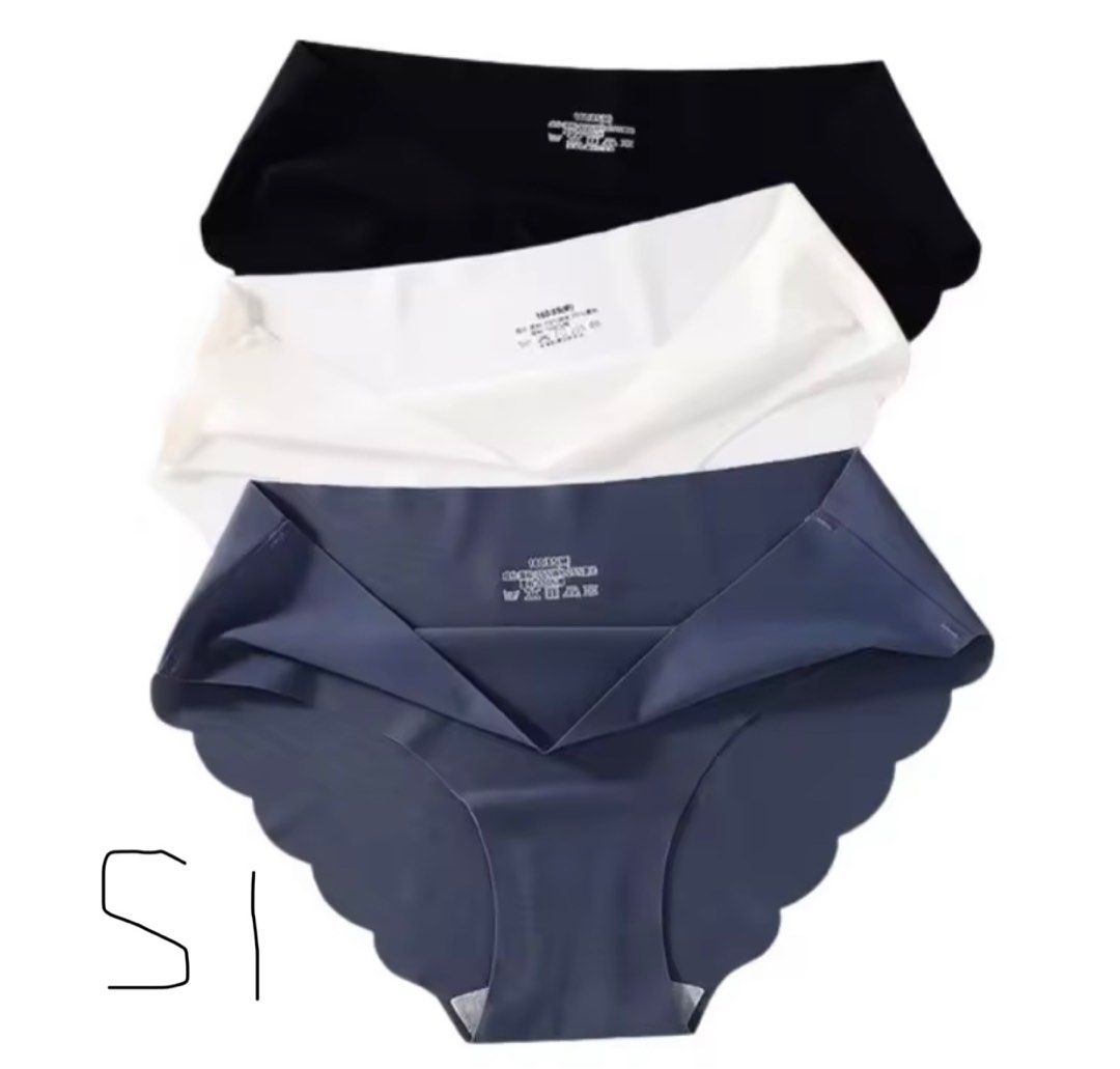 FINETOO 3PCS/Set M-XL Seamless Ice Silk Women Panties Sexy, Women's  Fashion, New Undergarments & Loungewear on Carousell