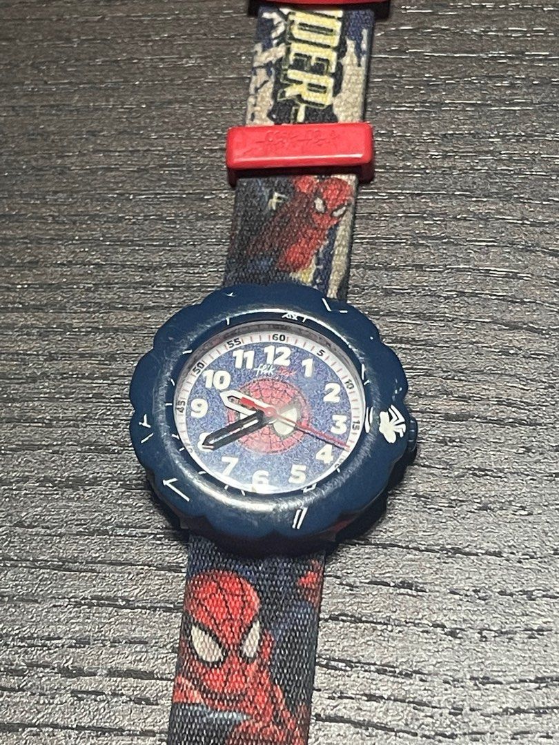 Flik flak top spiderman watch