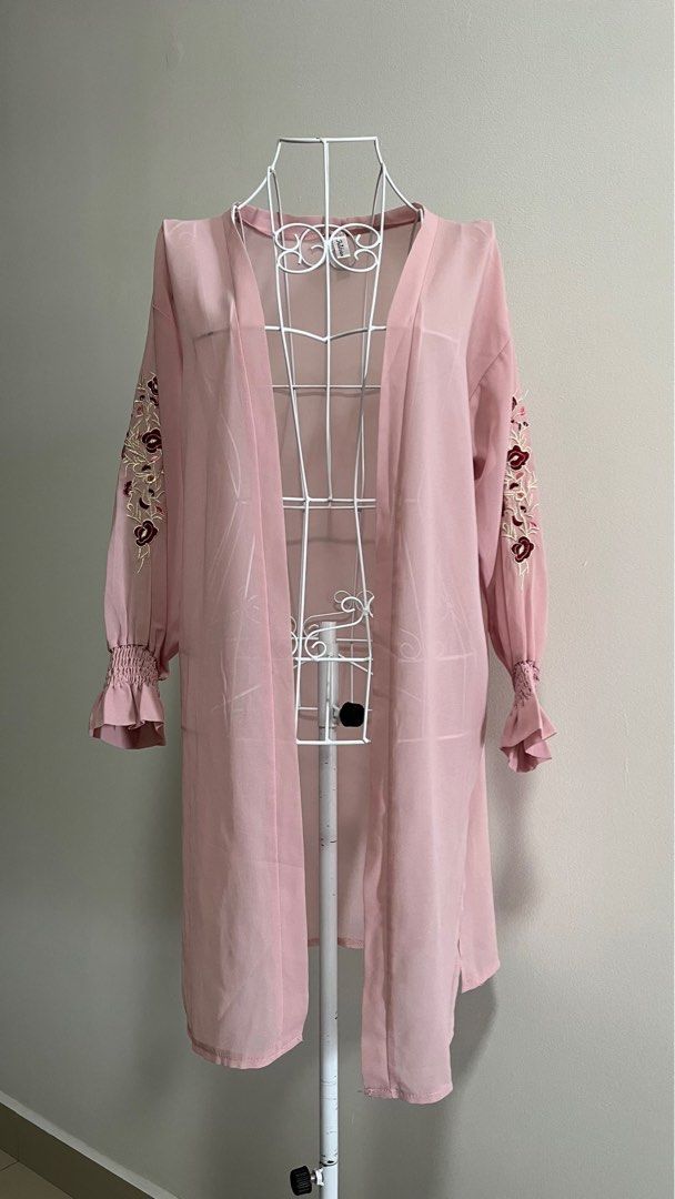 Floral sales chiffon cardigan
