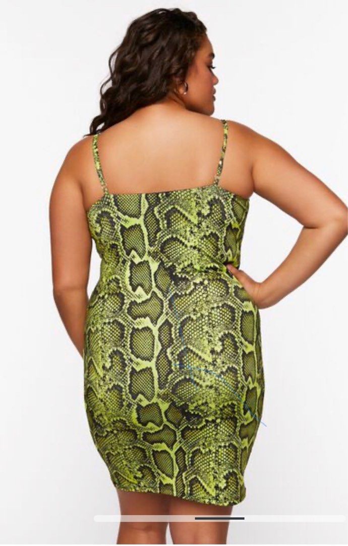Forever 21 Snakeskin Print Mini Dress, Women's Fashion, Dresses & Sets,  Dresses on Carousell