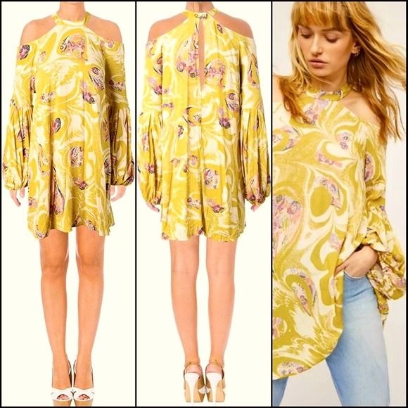 Free people cheap cold shoulder dress