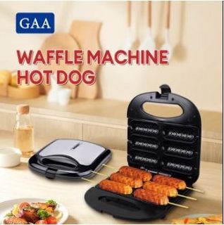 GAA 600W Original Electric Hotdog Waffle Maker Non-stick Bread Maker Machine Sandwich Maker