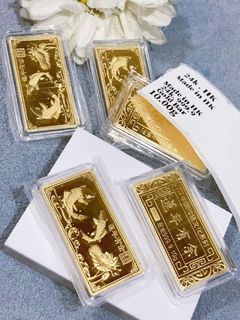 Gold Bar 24k 10g made in HK 999.9