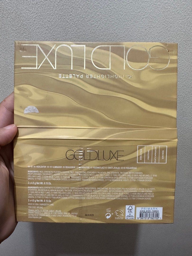 Gold Luxe Highlighter (Category: Makeup) located in Quezon City. Submitted by kpa10 (Listing ID 1258065079, Image 2). Description: RFS: Not using. Just received it from a giveaway..
