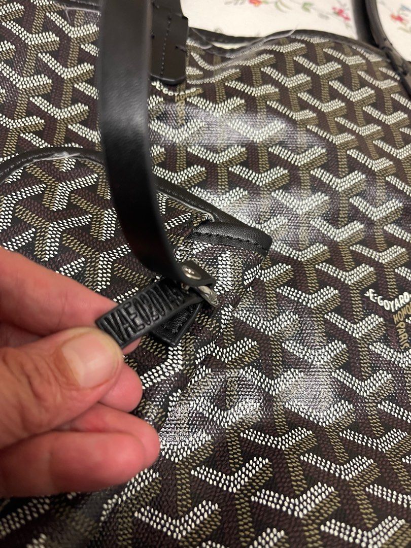 Goyard tote hot sale fake vs real
