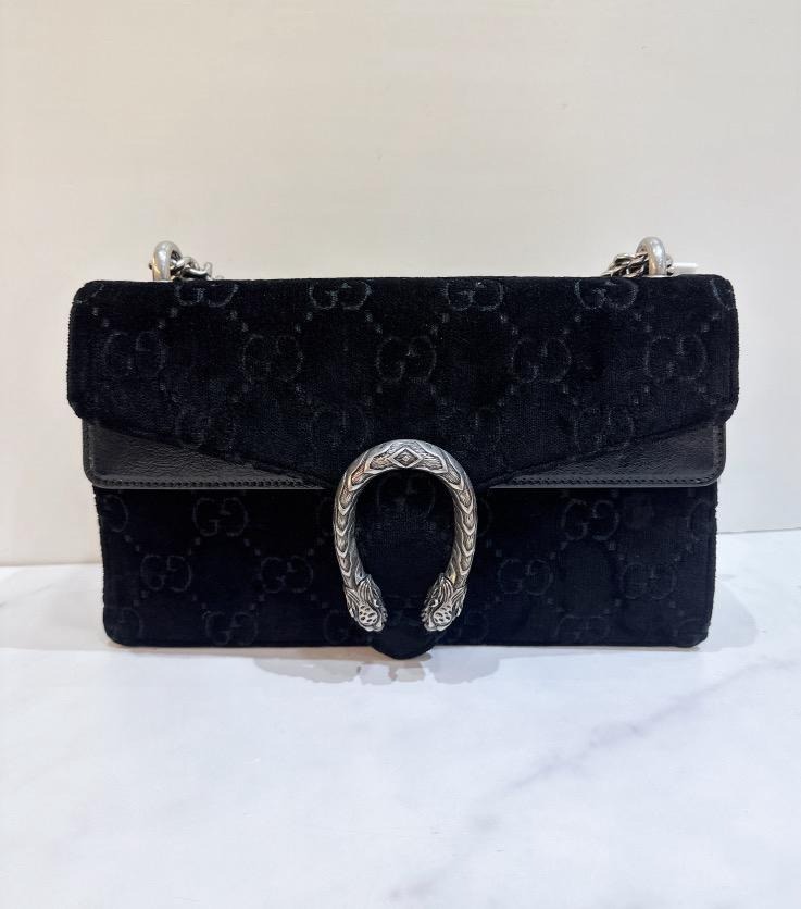 Dionysus gg velvet small shoulder 2025 bag