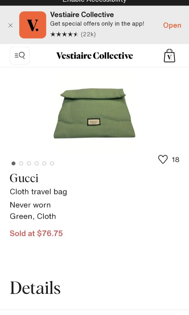 Gucci pouch