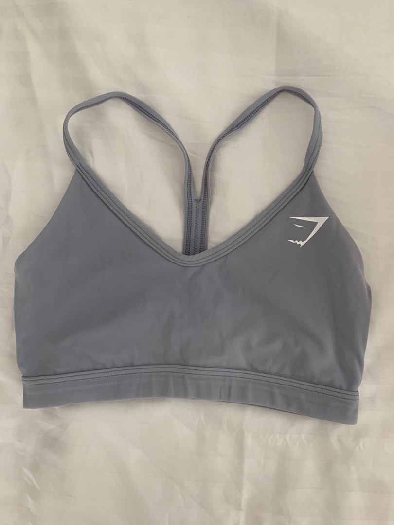 Gymshark Energy + Seamless sports bra in Blue Stone, Women's Fashion,  Activewear on Carousell