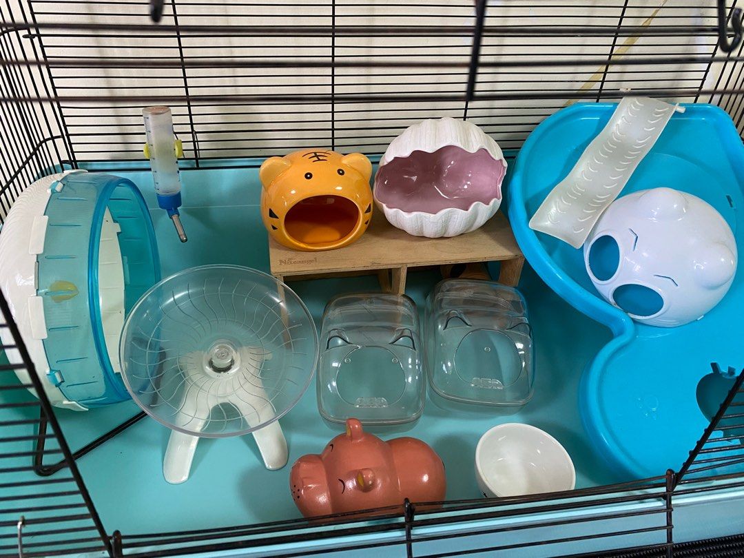 View of Hamster cage and accessories, Pet Supplies, Homes & Other Pet ...