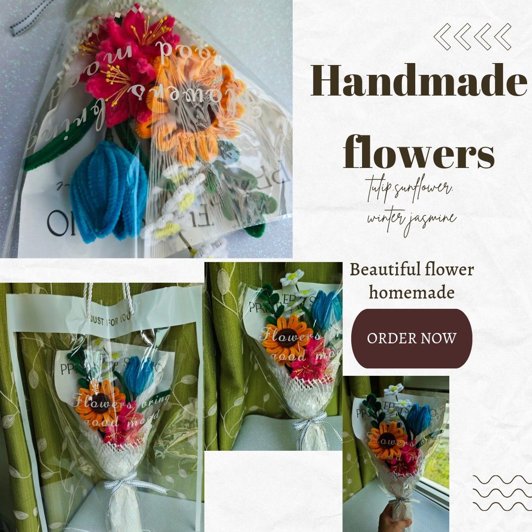 Hand bouquet, Hobbies & Toys, Stationery & Craft, Flowers & Bouquets on  Carousell