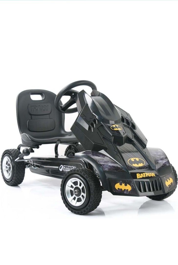Hauck Batmobile Pedal Go Kart, Superhero RideOn Batman Vehicle, Kids 4