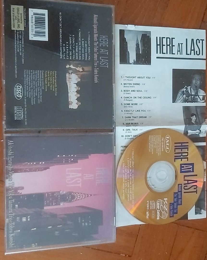 HERE AT LAST JAZZ CD, 興趣及遊戲, 音樂、樂器& 配件, 音樂與媒體- CD